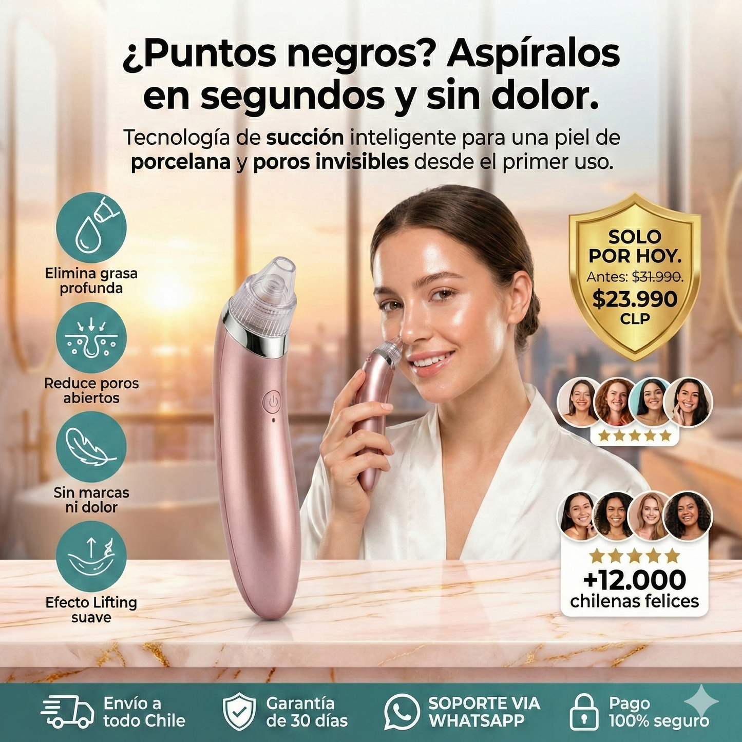 SkinPure Tech™ - La solución definitiva para una nariz perfecta.