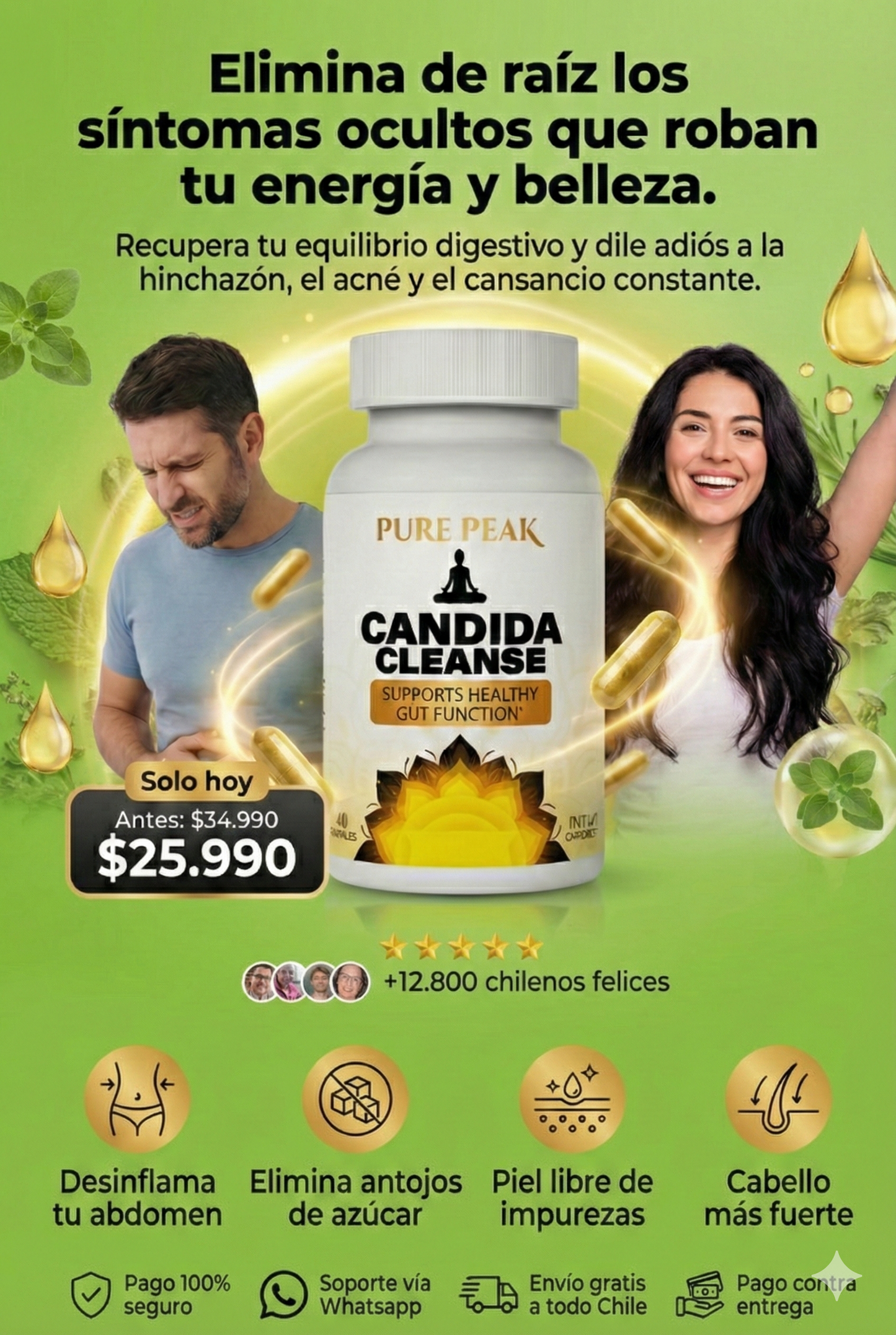 Candida Cleanse- Adiós a la hinchazón y malestares!