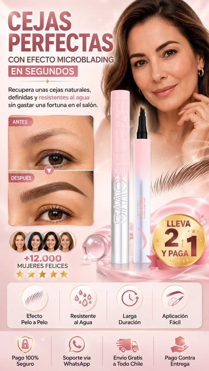 LinePerfect™ Cejas pobladas, perfectas e intactas durante todo el día. 💖(Lleva 2 y Paga 1)