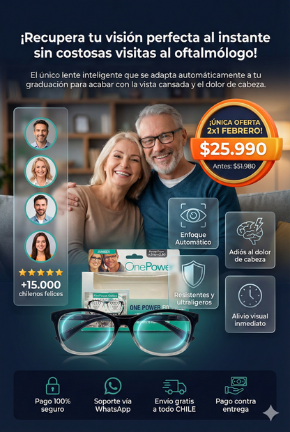 OnePower™ Enfoque inteligente para descansar tu vista. OFERTA 2X1