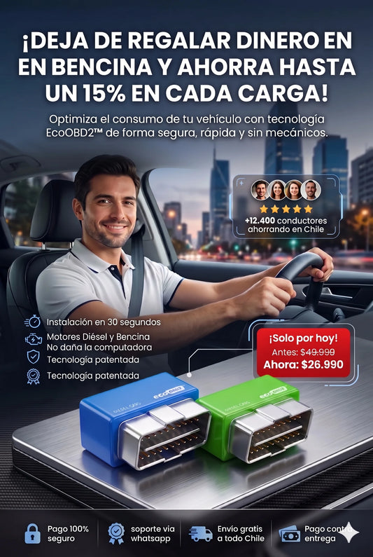 Eco OBD2 Elite™:Maximiza tus kilómetros por mucho menos dinero 💰