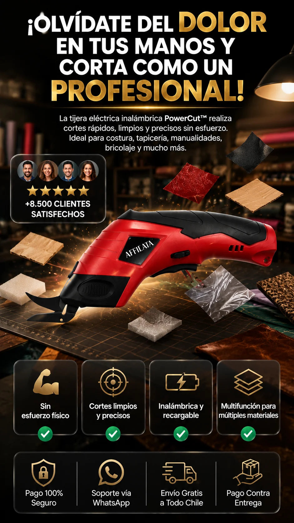 PowerCut™ Cortes perfectos en segundos y sin esfuerzo ✂️