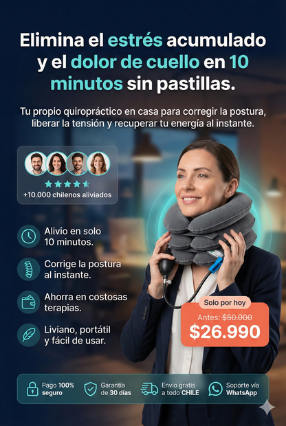 CerviCloud™: Alivio instantáneo para tu cuello tenso