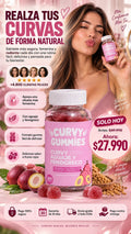 Curvy Gummies™ (160 grs) – Realza glúteos y busto sintiéndote radiante 🍑