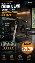 Grifo/Llave AquaFlex 360™-Ergonomía pura y ahorro de agua garantizado