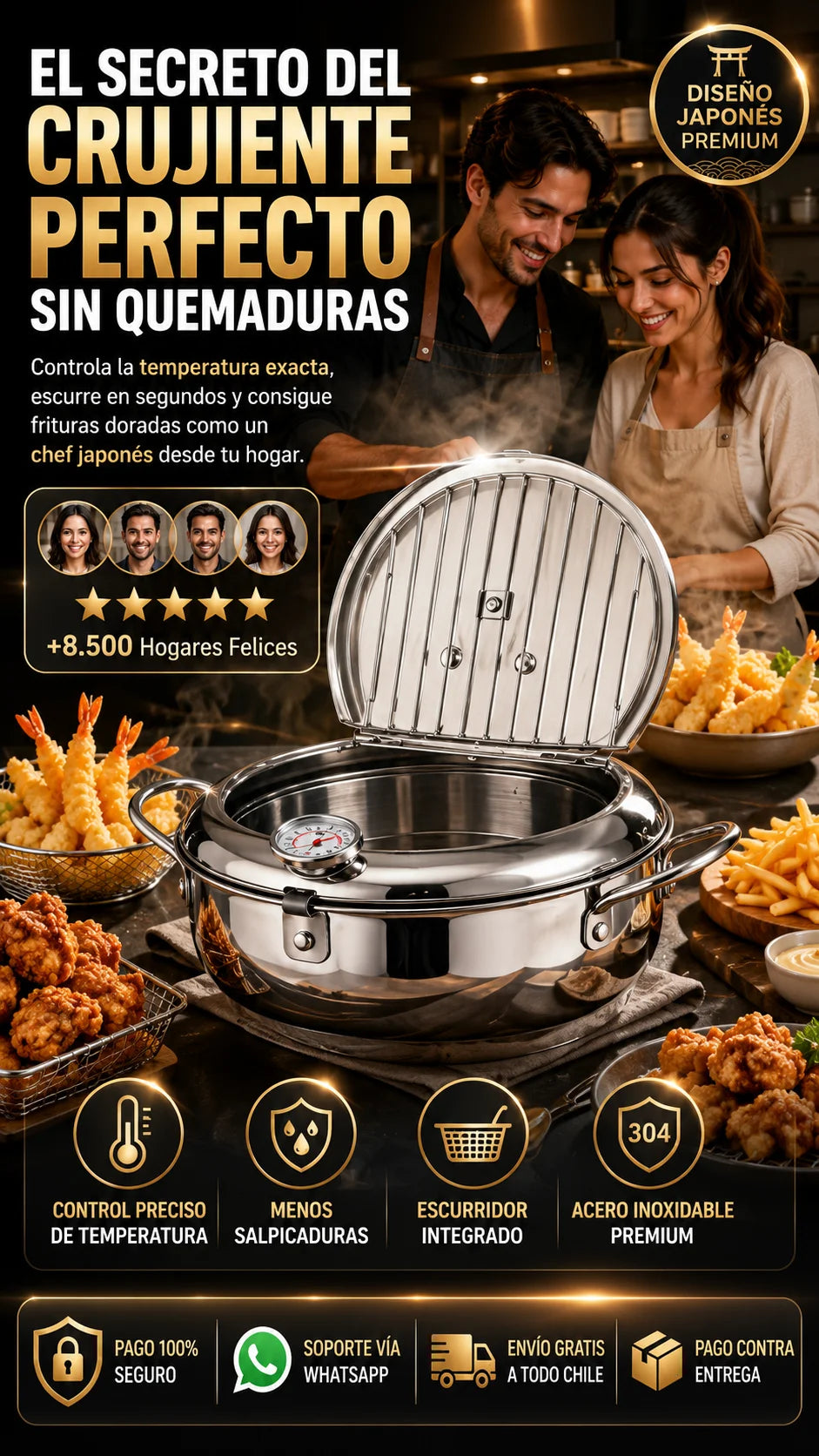MasterCrunch™ – El secreto japonés para frituras perfectas y crujientes.