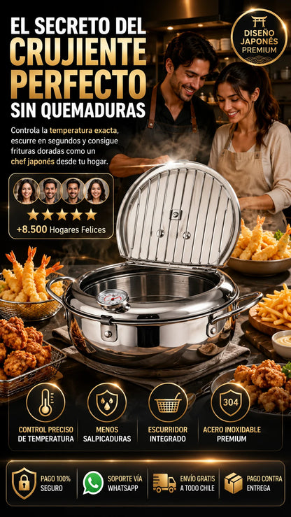 MasterCrunch™ – El secreto japonés para frituras perfectas y crujientes.