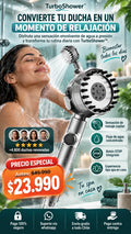 TurboShower™ – Presión extrema y masaje capilar total