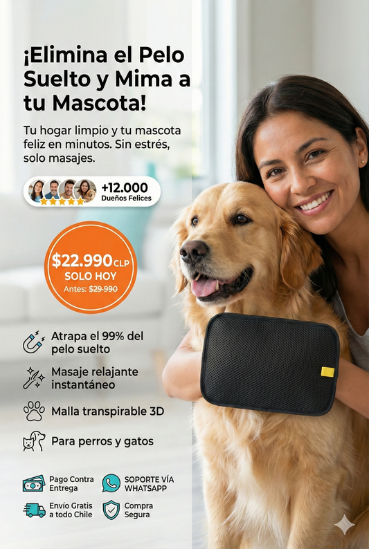 PetGlove 360™ - Tu hogar limpio y tu mascota feliz.
