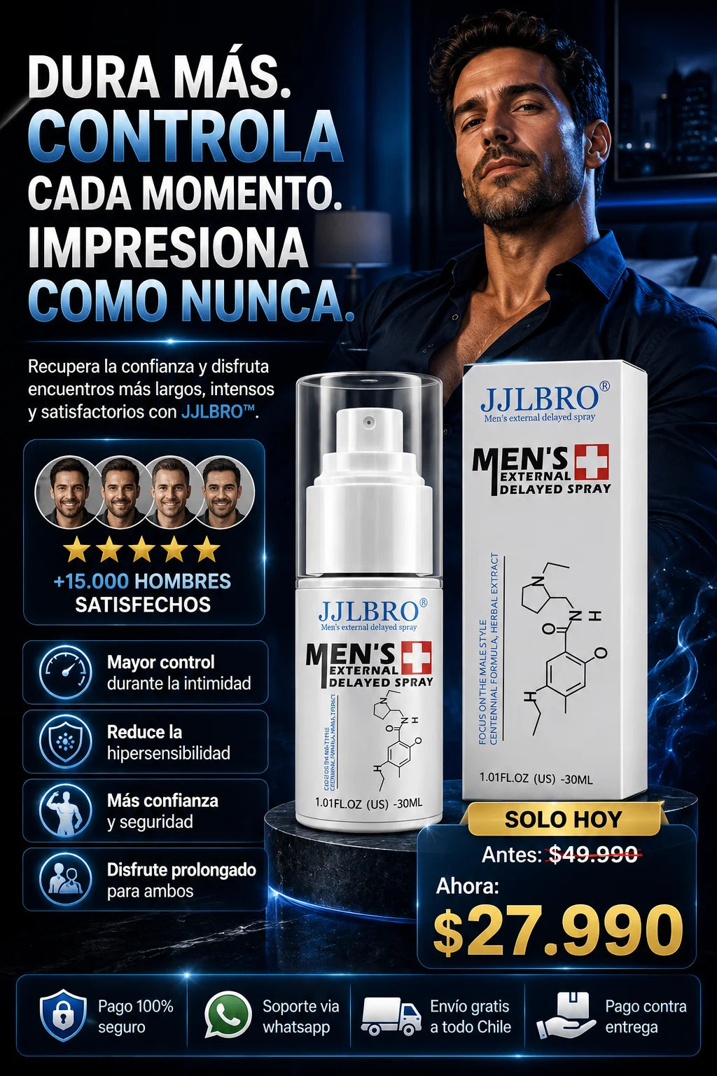 Potenciador Retardante Masculino (ENVIO DISCRETO)