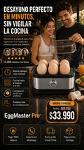 Hervidora de Huevos EggMaster Pro™ Tu cocción exacta sin supervisión ni esfuerzo diario.