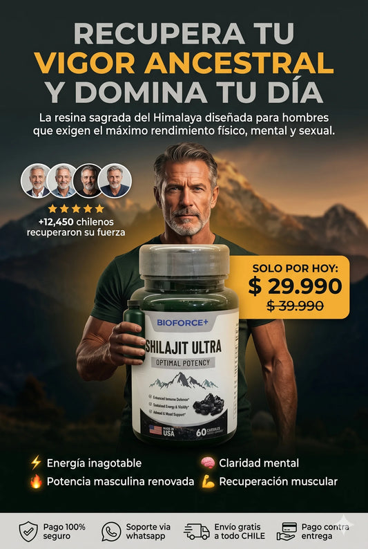 Shilajit Ultra 60 capsulas™ Triplica tu energia y potencia-Fabricado en USA.