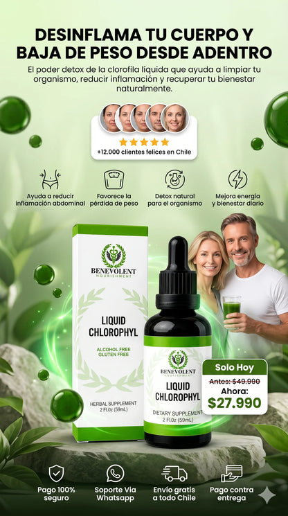 Clorofila Benevolent™: Limpieza profunda para activar tu pérdida peso.