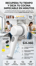 Cepillo PowerScrub™5 en 1 | Dile adiós al esfuerzo al limpiar hoy.