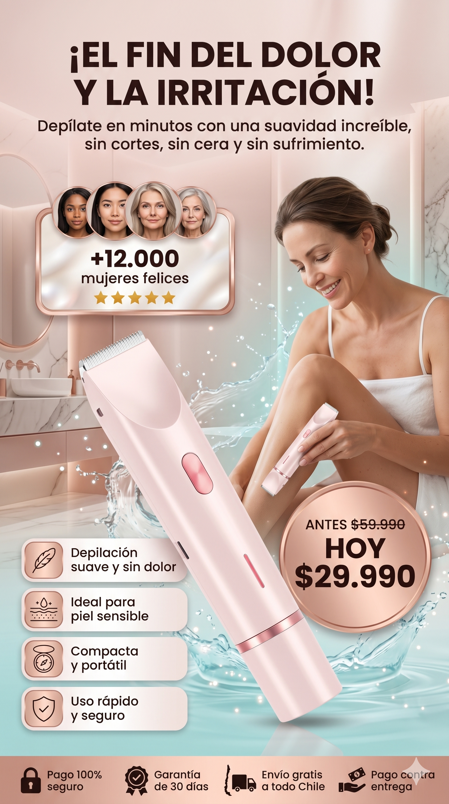 LumiTrim™ Libérate del vello y la irritación hoy.