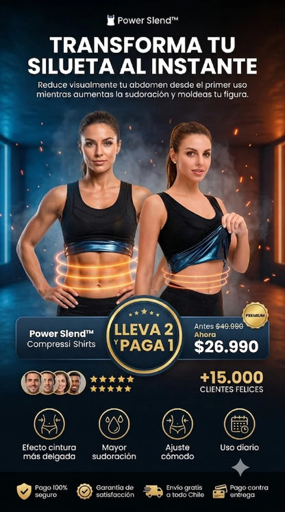 PowerSlend™ Esculpe tu abdomen sudando al máximo (Lleva 2 y paga 1)