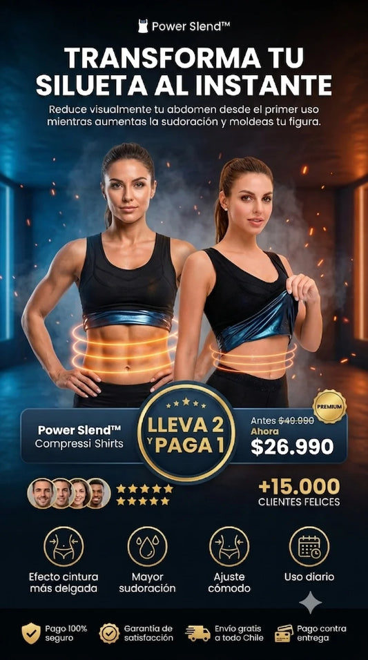 PowerSlend™ Esculpe tu abdomen sudando al máximo (Lleva 2 y paga 1)