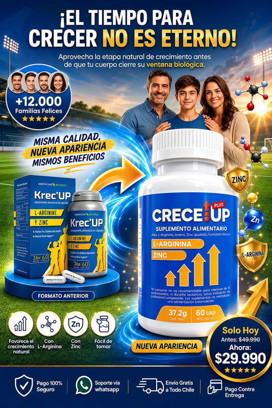Crece Up Plus™ - Nutrición avanzada para crecer sin límites.