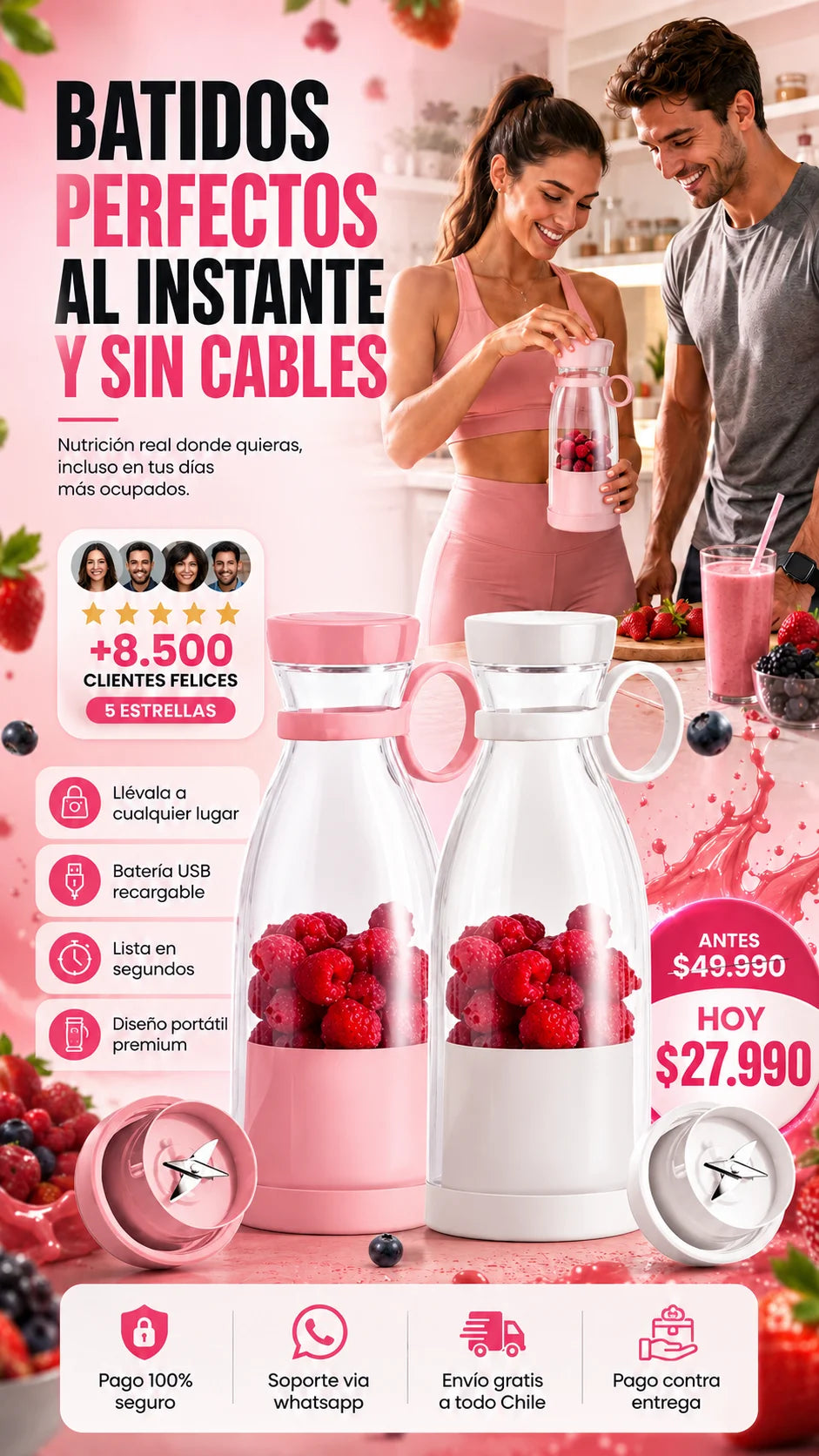 SmoothieCup™ | Batidos perfectos al instante y sin cables.