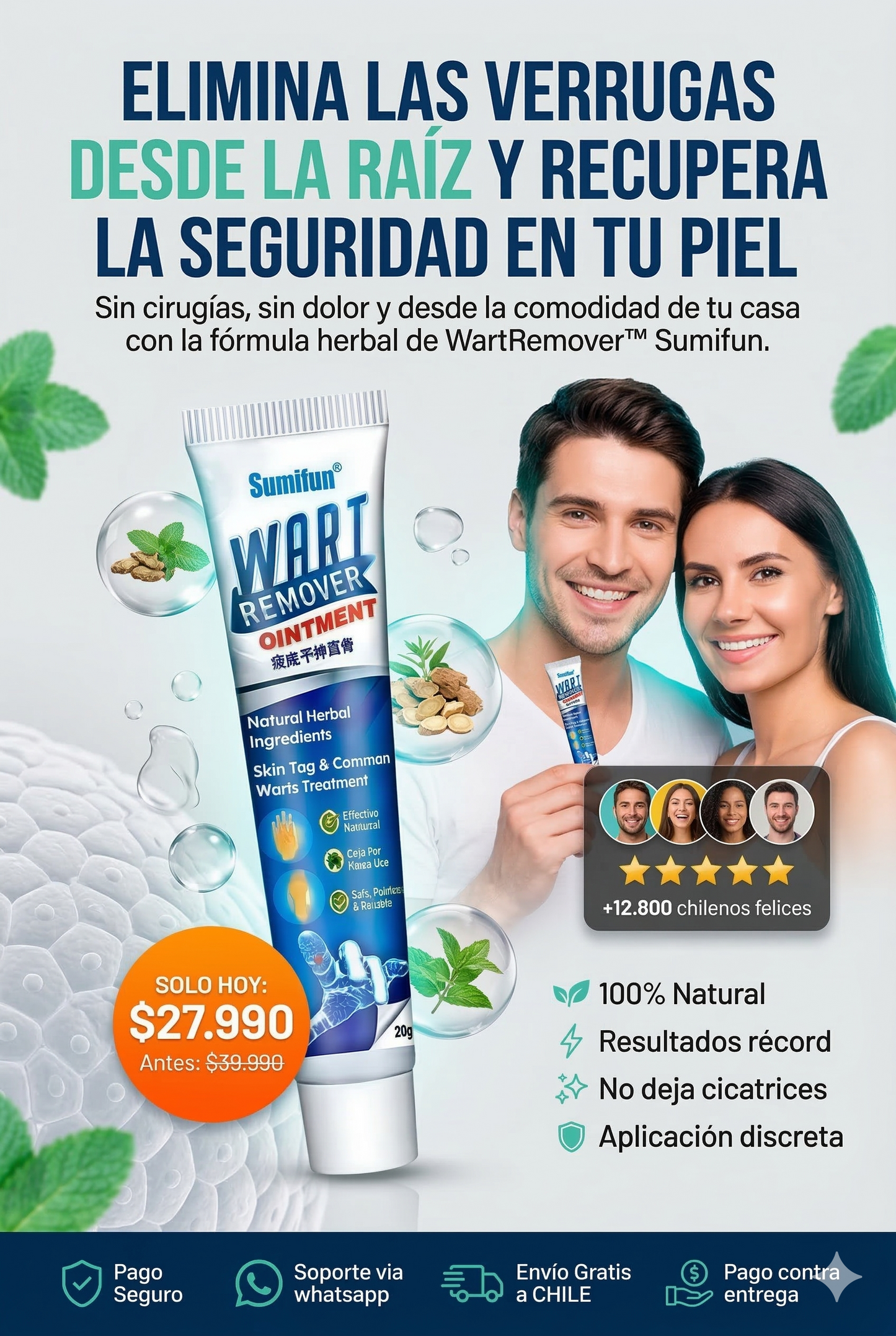 Crema WartRemover™Sumifun- Elimina y olvídate de las verrugas
