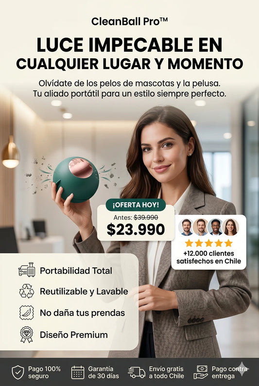 CleanBall Pro™- Tu Aliado ETERNO para Quitar pelos y pelusas