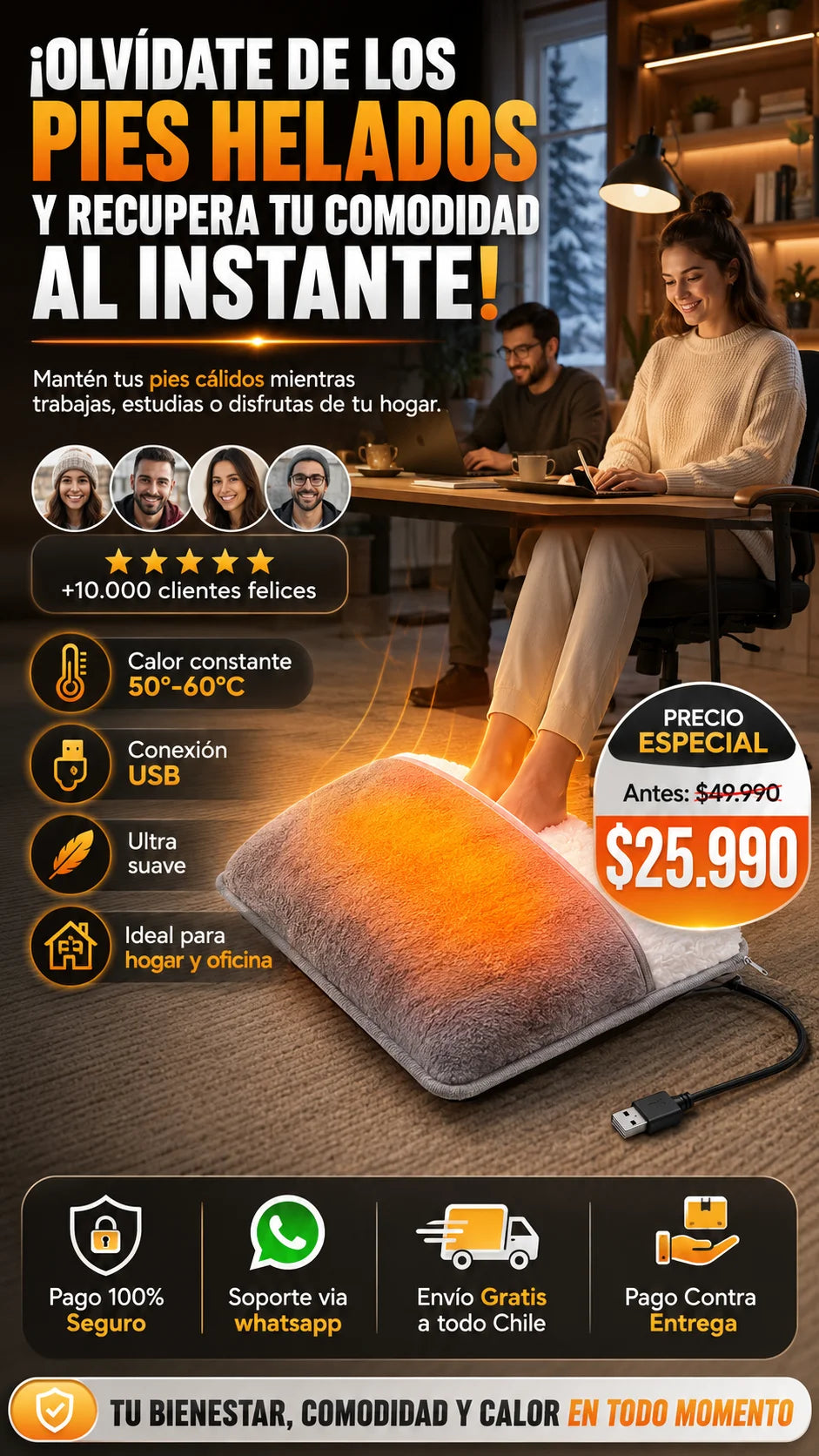 ThermoFoot™ – Adiós a los pies fríos este invierno. 👣