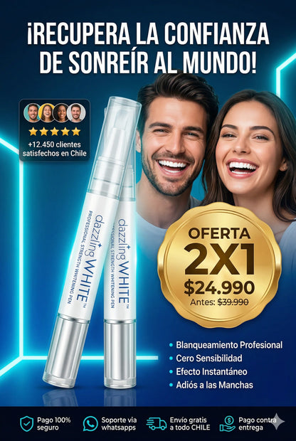 Lápiz Blanqueador Dazzling White™: Sonrisa de impacto en solo 7 días.