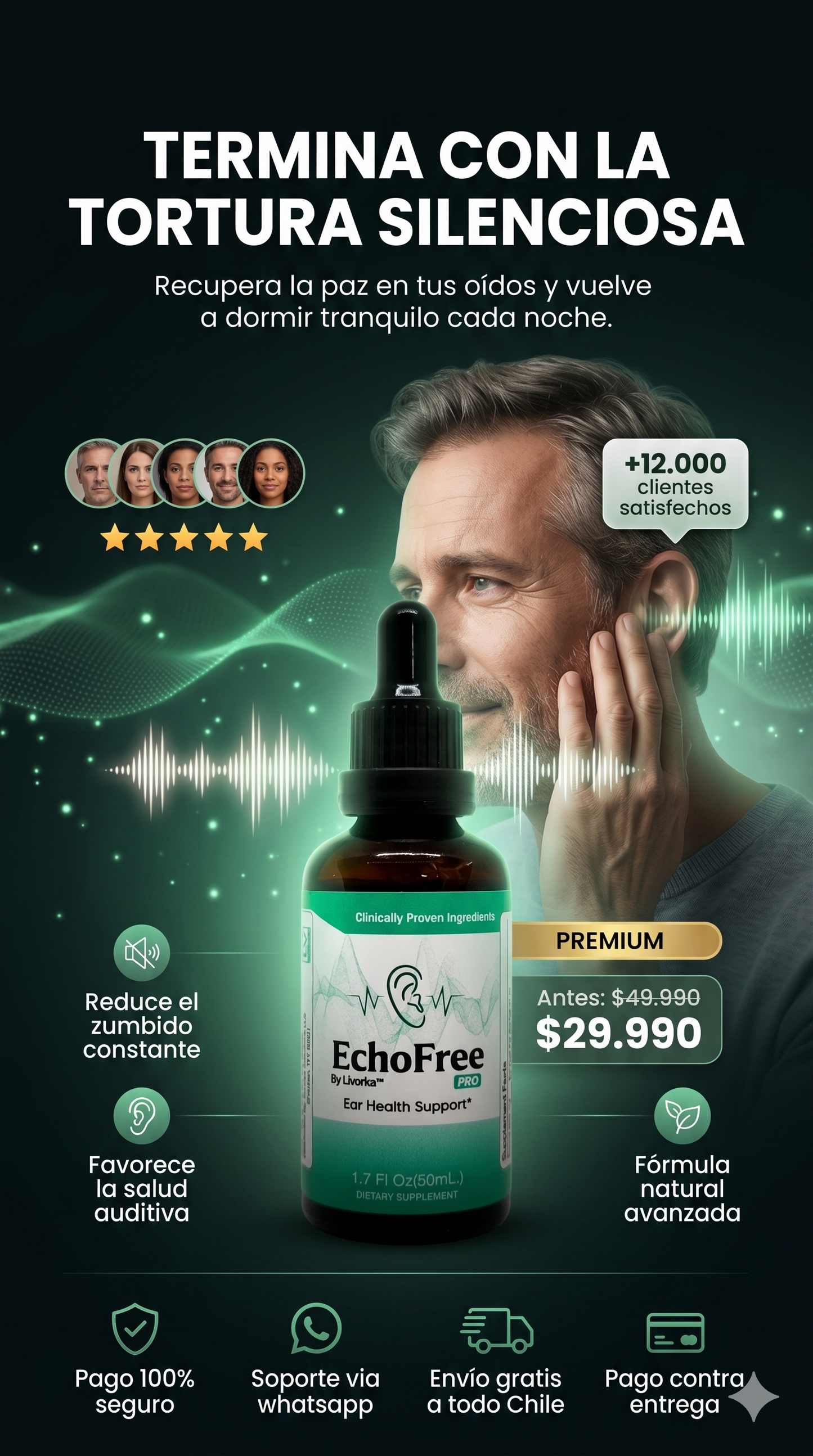 Echofree™- La paz que tus oidos esperaban