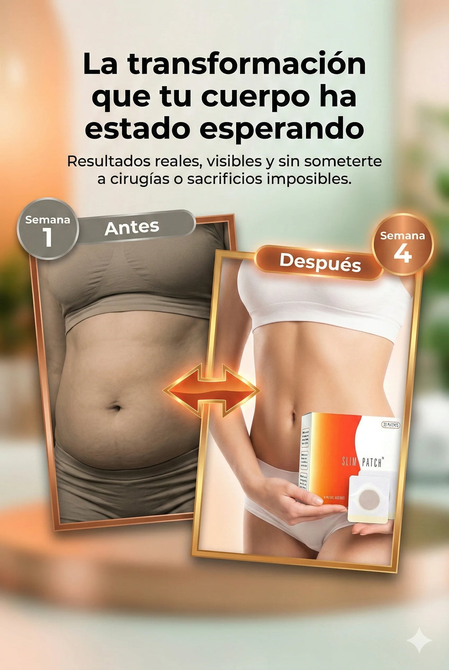 OFERTA 2X1 Slim Patch™: Quema grasa rebelde con tecnología transdérmica. 30 parches por caja