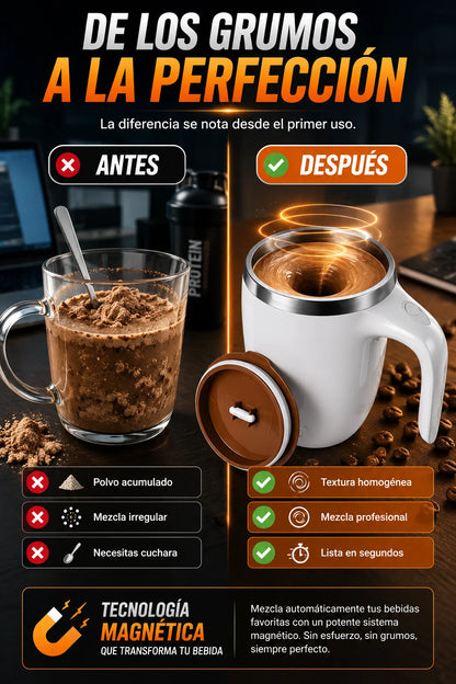 SpinMug™ Despídete de los grumos para siempre.