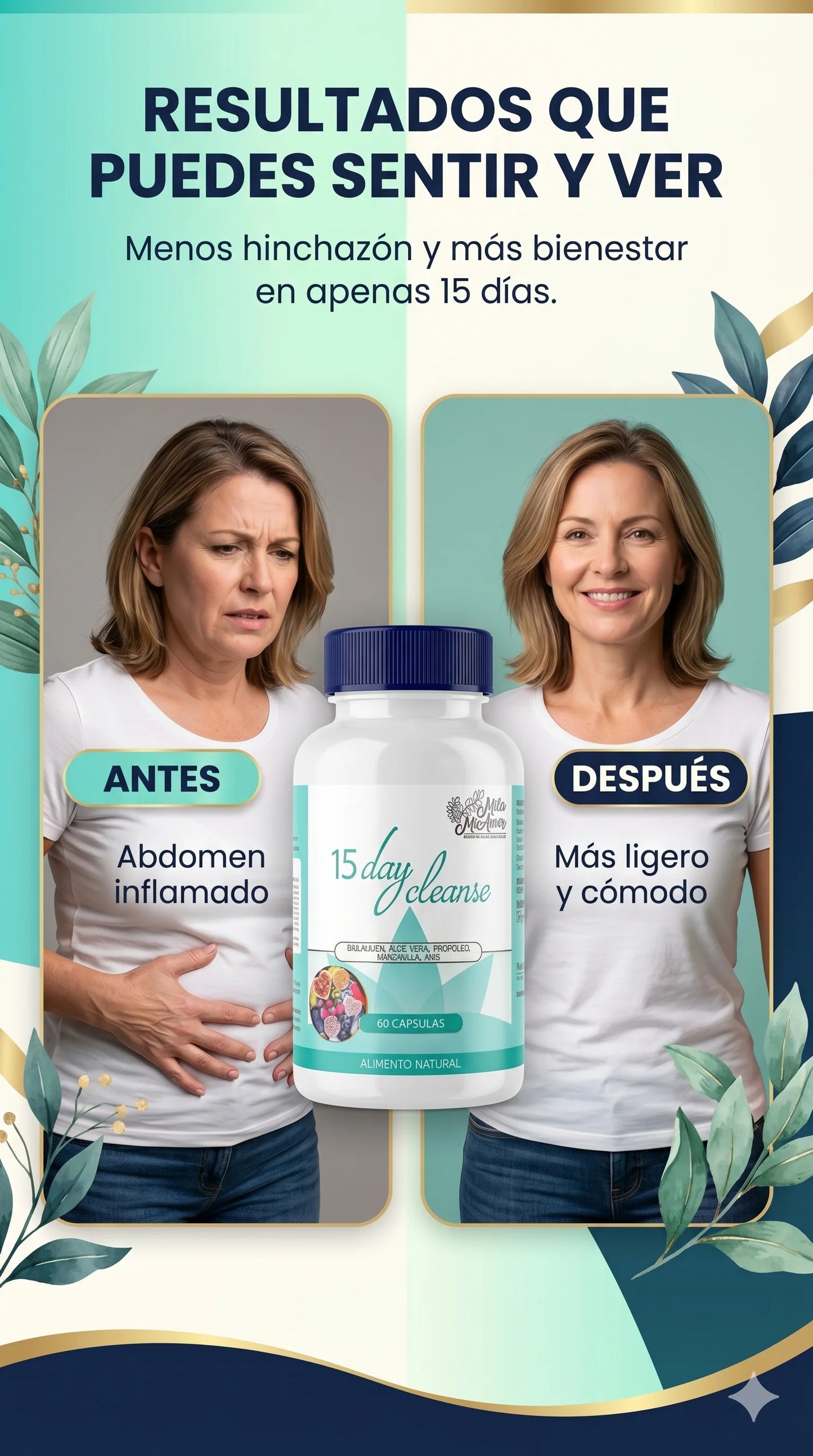 15 Day Cleanse™: Tu limpieza digestiva 100% natural.