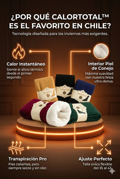 OFERTA Pack 12 Calcetines térmicos CalorTotal™-Olvidate del frío con su interior afelpado.