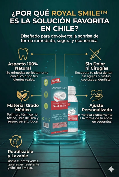 OFERTA 2X1 Royal Smile™: Reparador Dental, Tu dentadura perfecta en solo minutos.