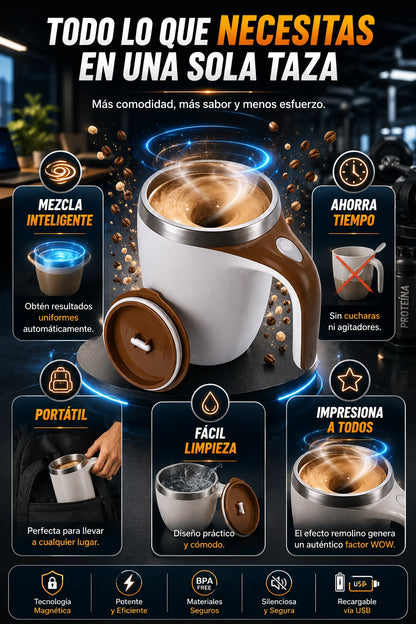 SpinMug™ Despídete de los grumos para siempre.