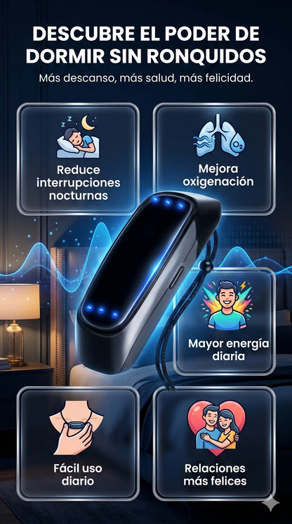 DeepSleep Smart™ -Tecnología inteligente que elimina ronquidos al instante.