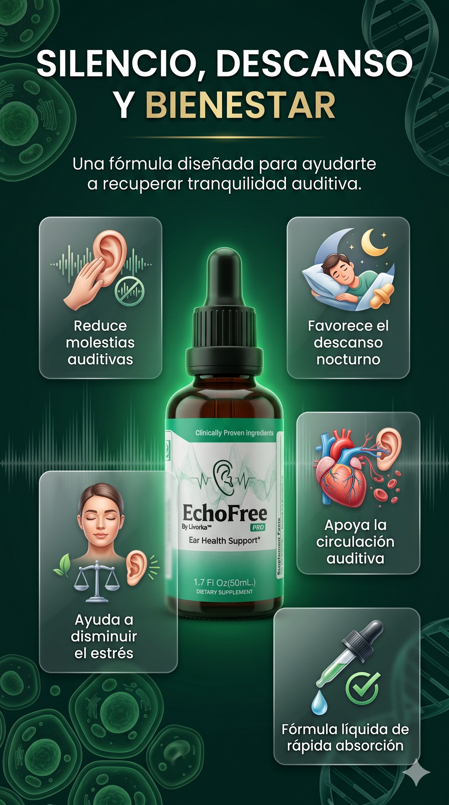 Echofree™- La paz que tus oidos esperaban