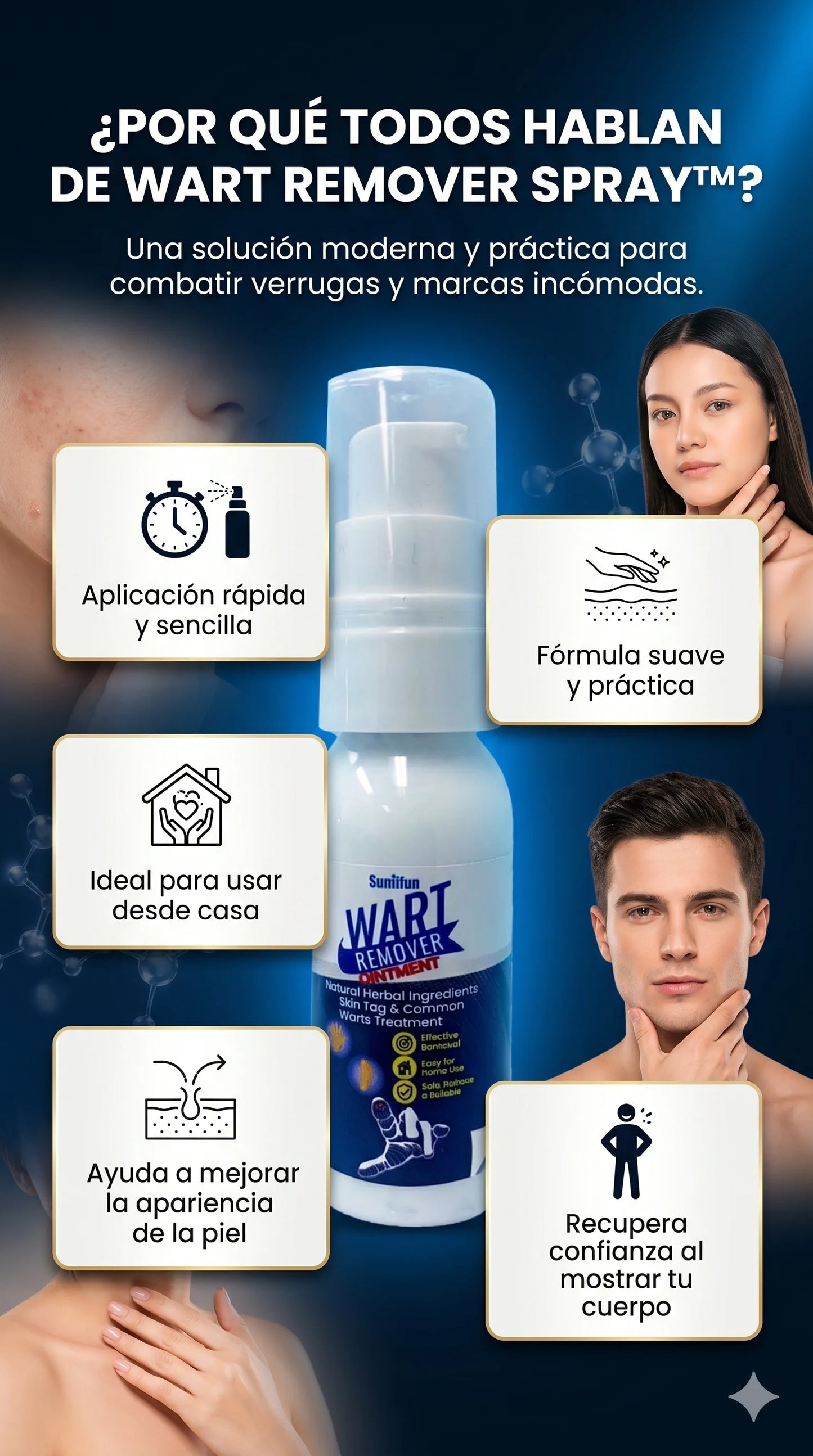 Wart Remover Spray™: Removedor de lunares y verrugas no deseadas