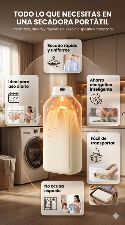 QuickDry™: Secado eficiente donde lo necesites.