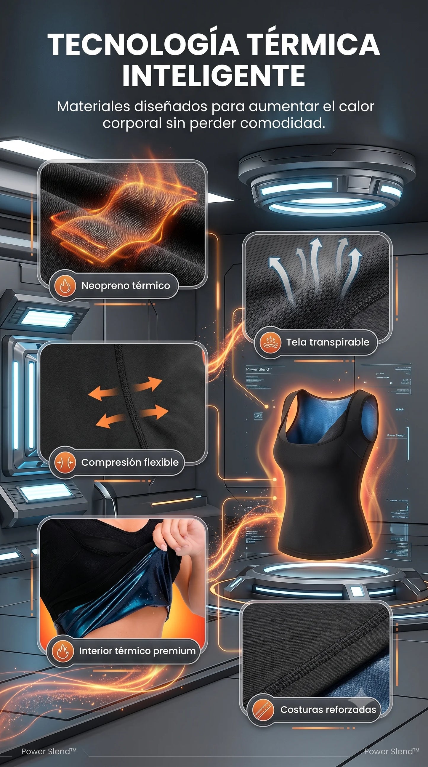 PowerSlend™ Esculpe tu abdomen sudando al máximo (Lleva 2 y paga 1)