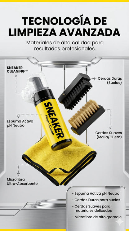 Kit SneakerPro™:Limpieza profesional para tu calzado favorito.