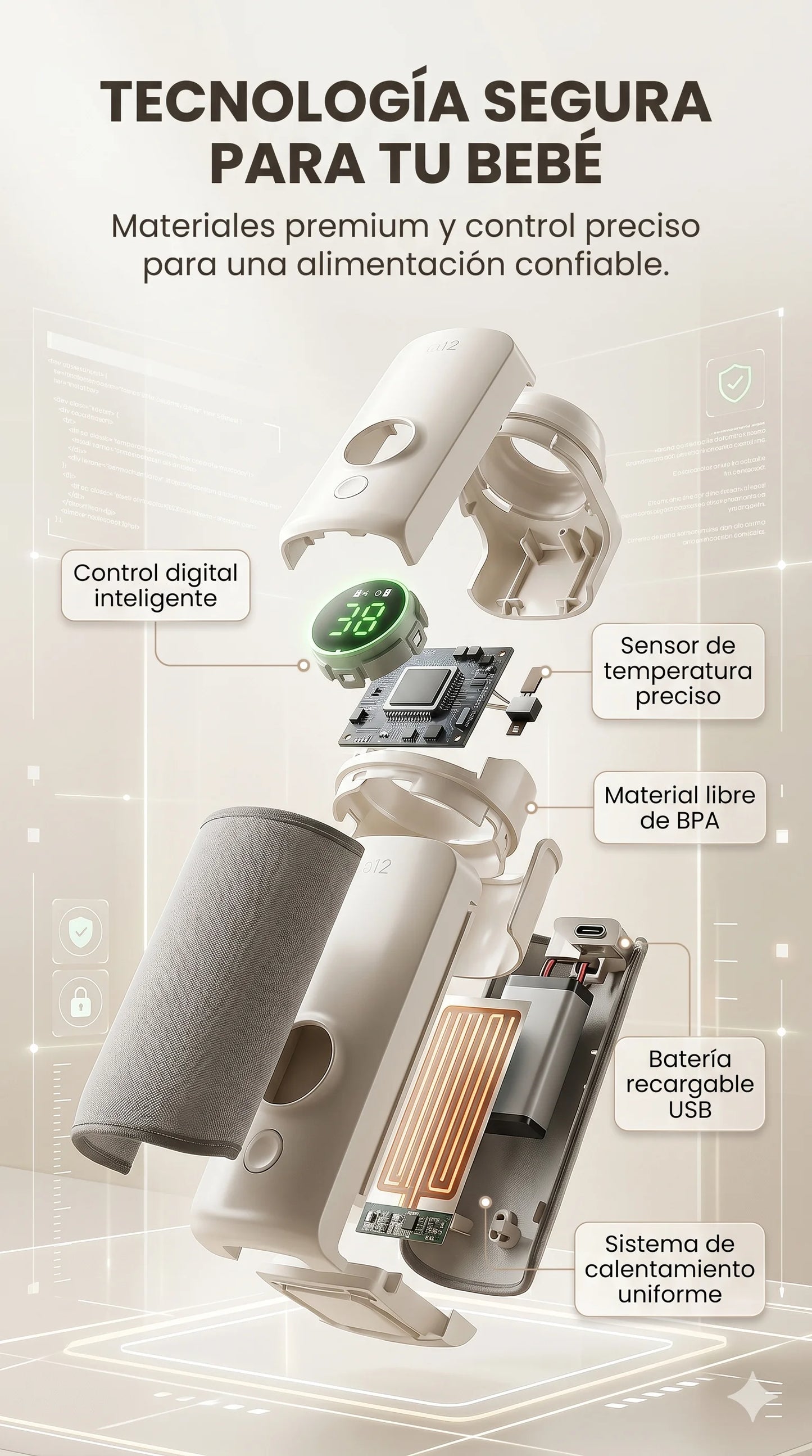 ThermoBaby™: Temperatura perfecta en todo lugar.