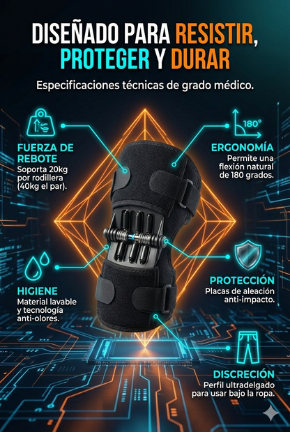 KneePower™: Soporte biónico para tus rodillas.