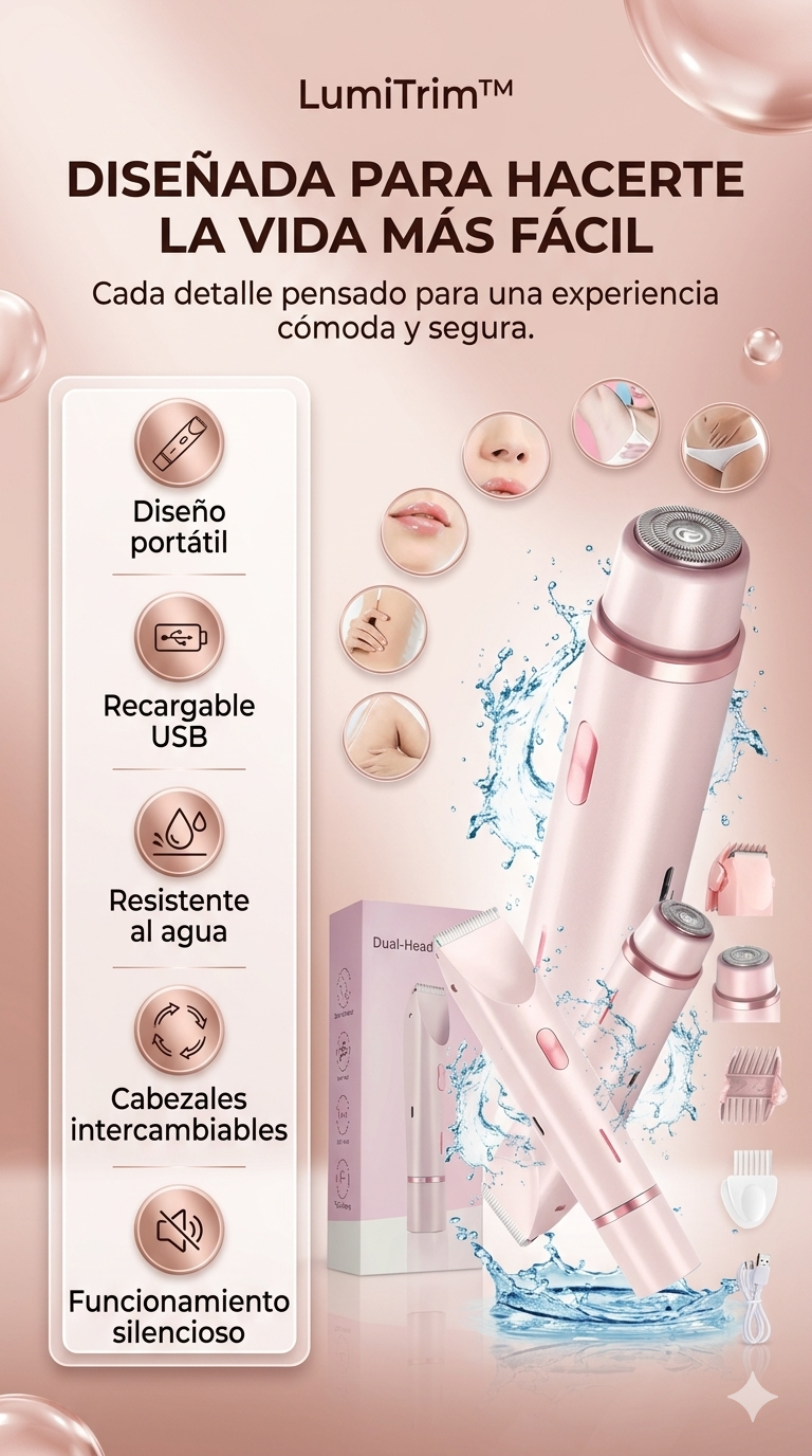 LumiTrim™ Libérate del vello y la irritación hoy.