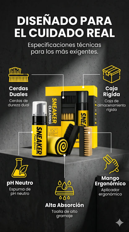 Kit SneakerPro™:Limpieza profesional para tu calzado favorito.