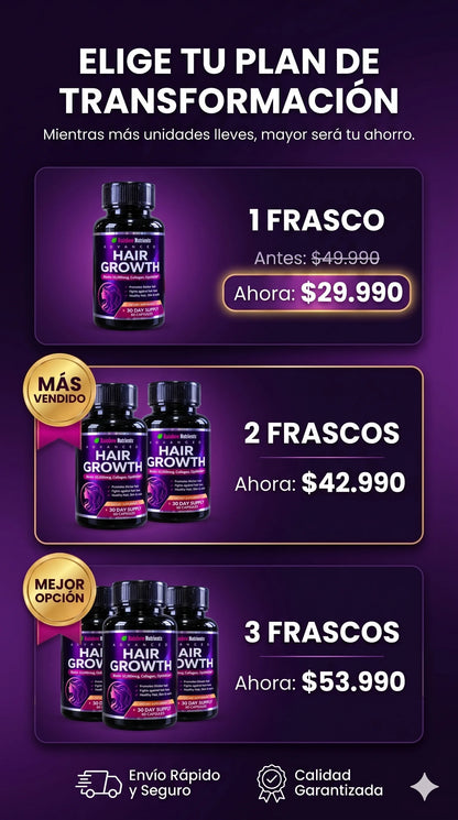 Advanced Hair Growth™Detén la caída, recupera tu brillo.