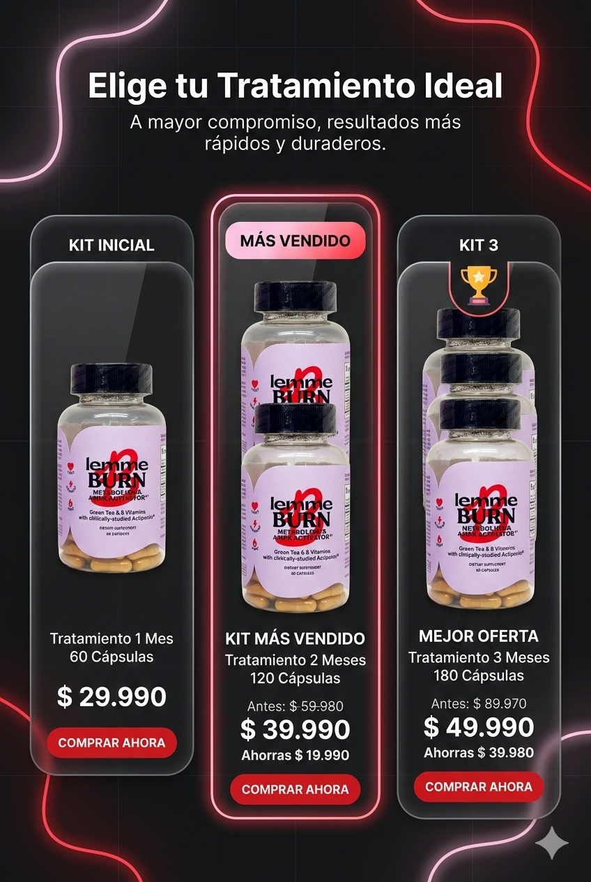 Lemme Burn™: Quema grasa clínicamente comprobada con Actiponin®.