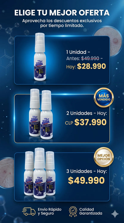 Wart Remover Spray™: Removedor de lunares y verrugas no deseadas