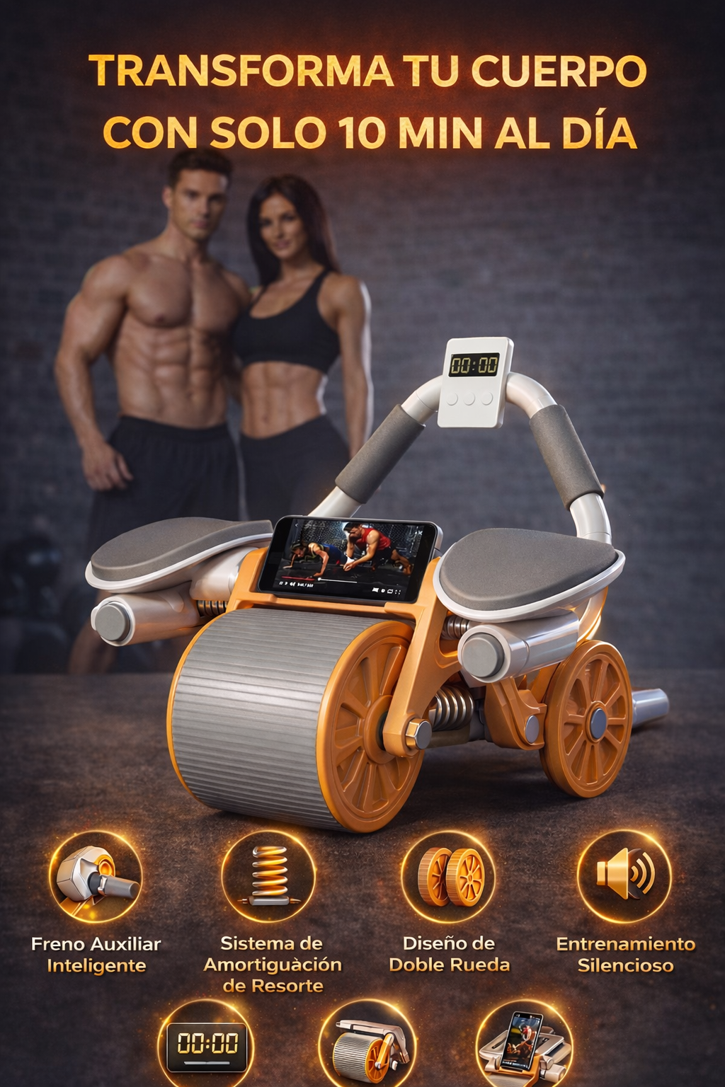 AbForce 360™ 🏋️ – Tu GYM en casa con tecnología que transforman tu rutina.