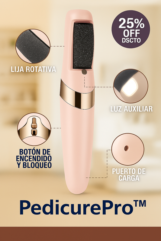 PedicurePro™-Lima Electrónica para Pies Recargable