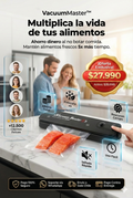 VacuumMaster™ Multiplica la vida de tus alimentos.